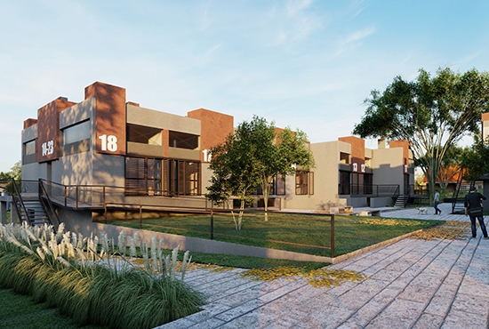 Lofts Valdemorillo con renders 3D de interiores - JVA Renders