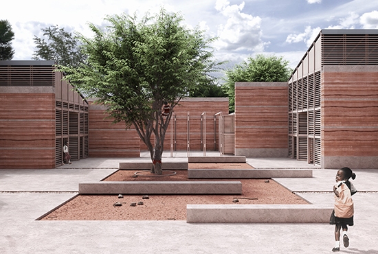 Escuela Flor da Manhã a través de arquitectura 3D detallada - JVA Renders